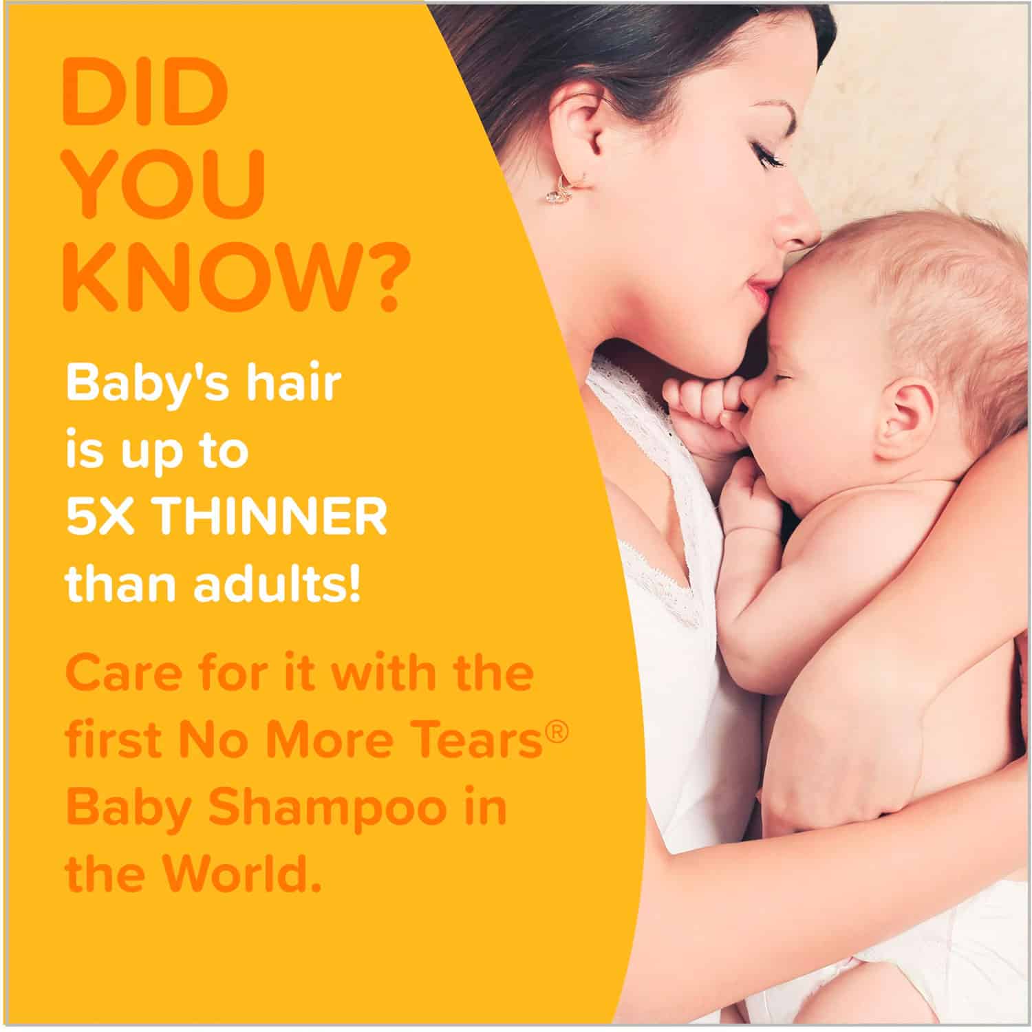 Johnson's Baby Shampoo with Gentle Tear-Free Formula, 1.7 fl. oz - Image 3