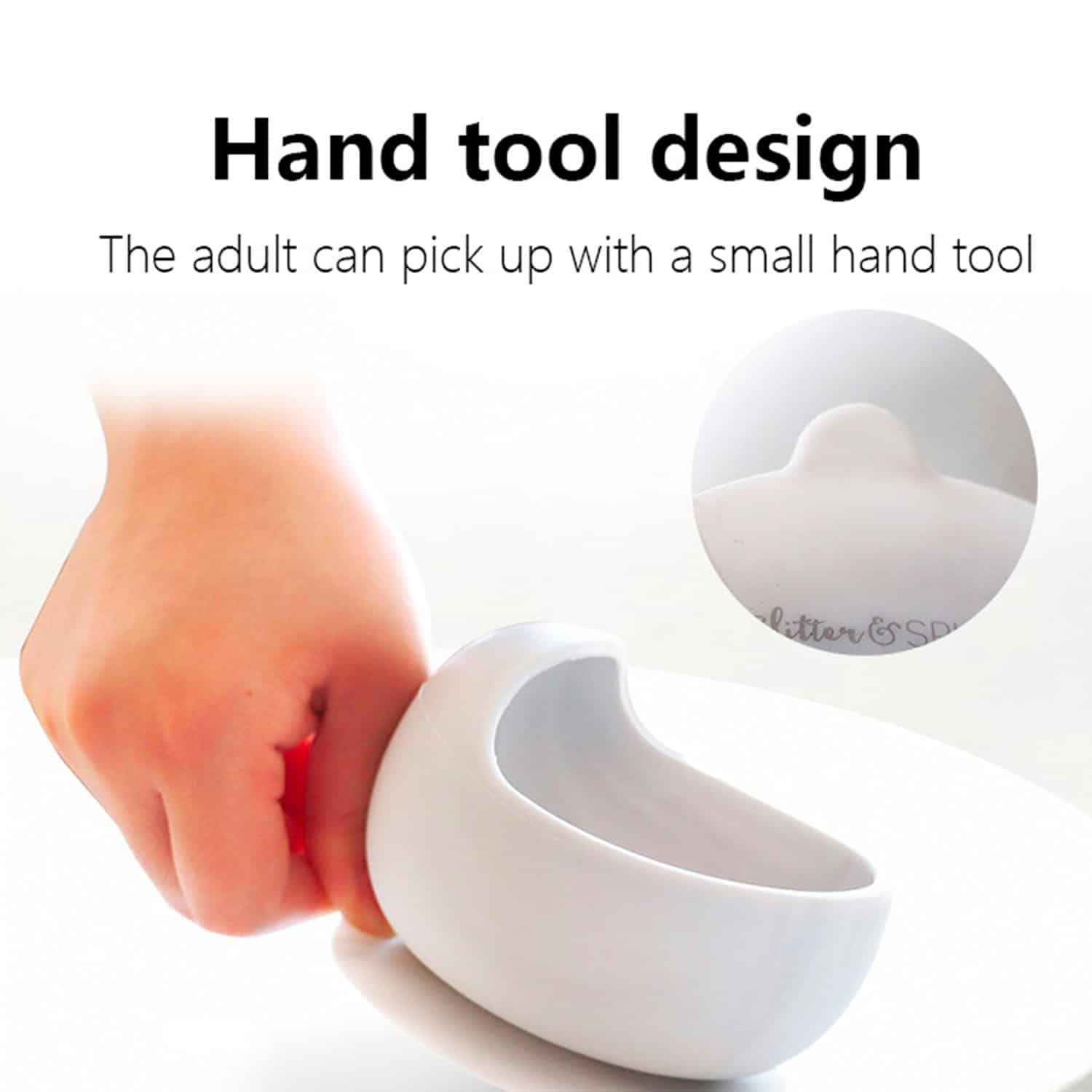 Kiddopark Baby Bowls Toddler Bowls Silicone Suction Bowls for Baby with Spoon - Image 3